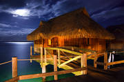 Moonrise, Bora Bora Lagoon.