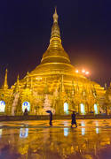 Shwedagon Pagoda in the Rain