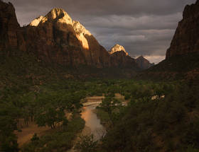 Storm Light over the Gates of Zion