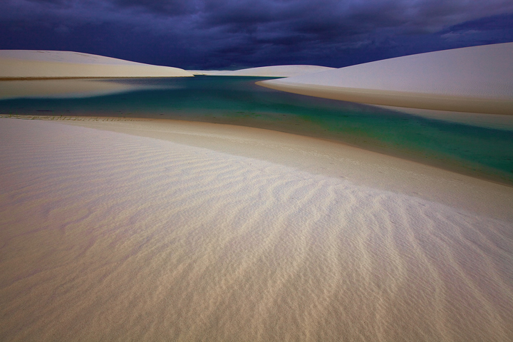The Soft Sands of Twilight The warm tropical sands of Brazil.