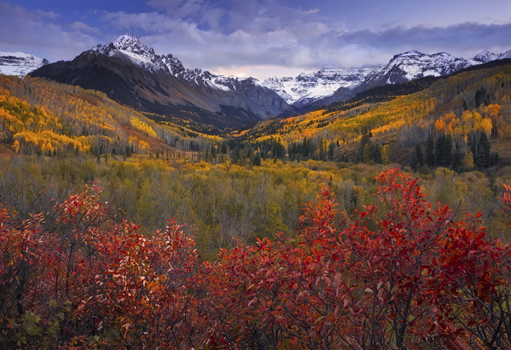 The Color of Grace A perfect autumn evening in the iconic Sneffels Range of Colorado.