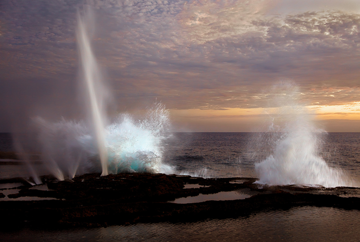 Mapua'a Vaca, translated to &quot;The Chief's Whistle&quot; in English, is a spectacular 4 km stretch of blowholes on the rugged...